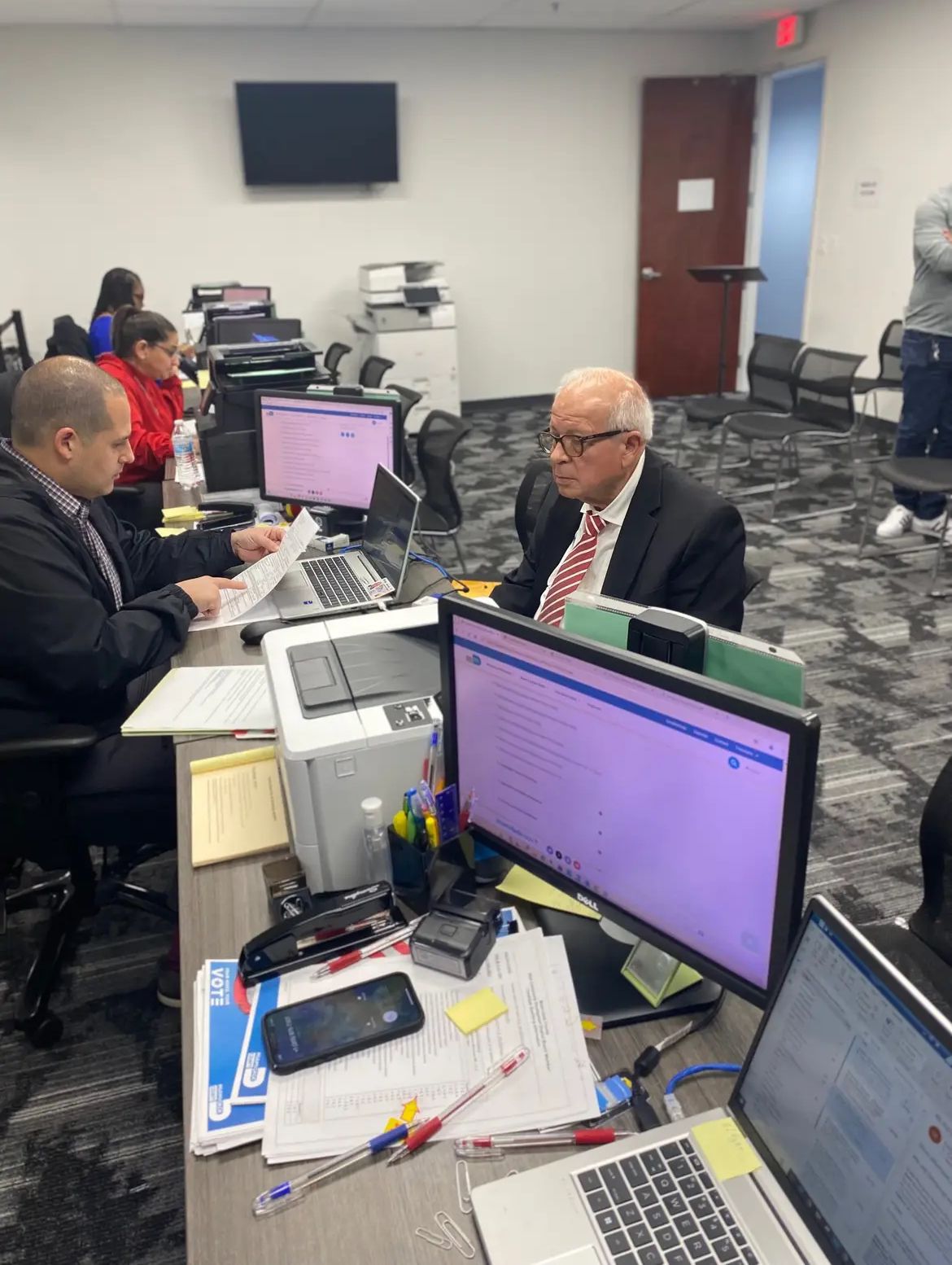 Visiting the County Elections Department